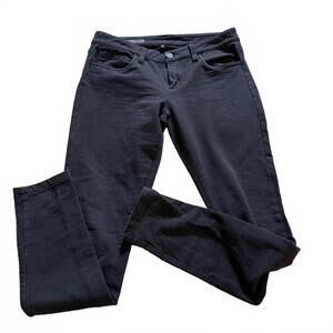 KUT from the Kloth Jennifer Ultra Skinny Black Wms SZ 6 Black Jeans Goth Grunge